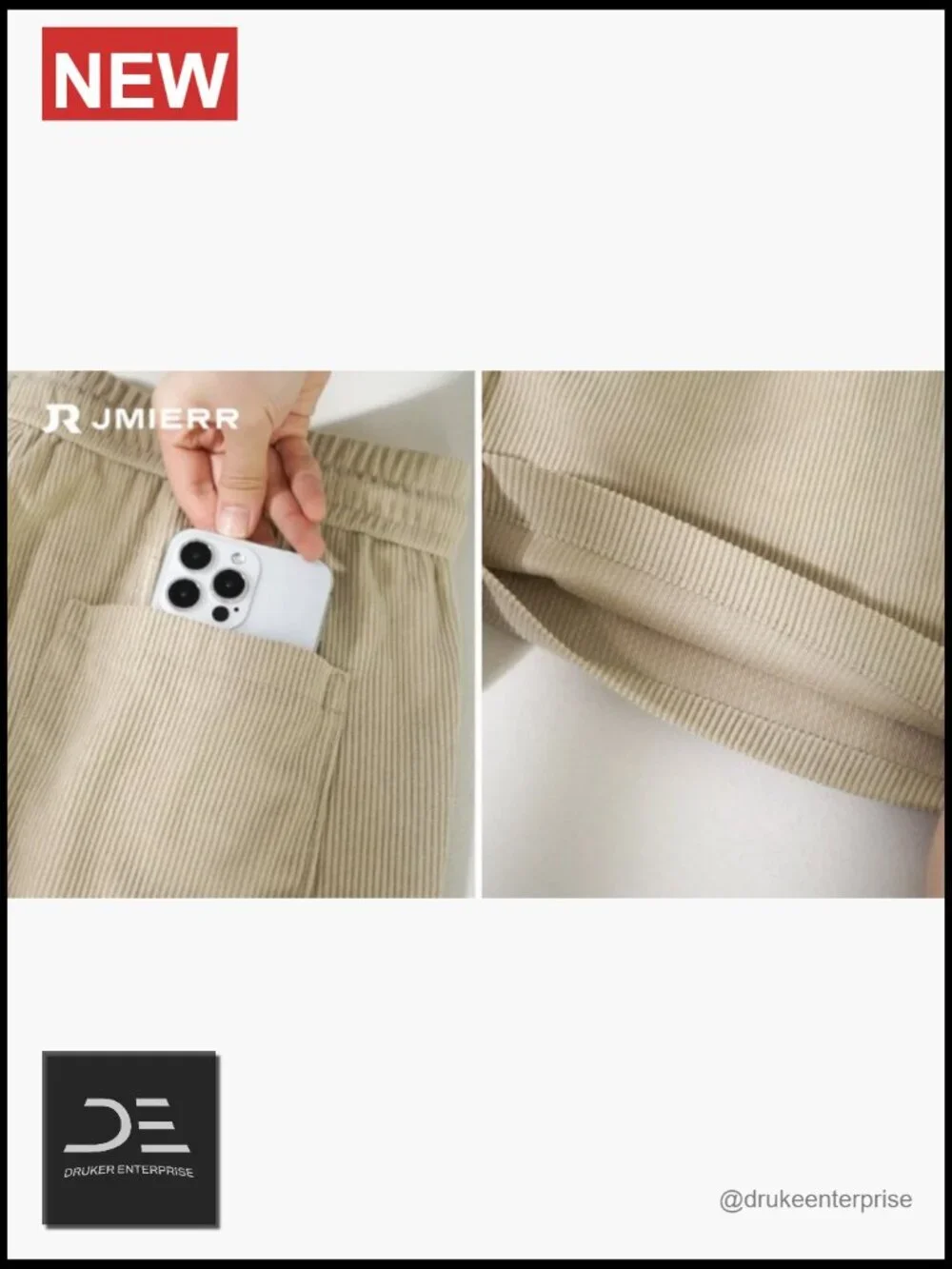 Men's Corduroy Shorts Elastic Waist Drawstring Lightweight Summer Casual Shorts